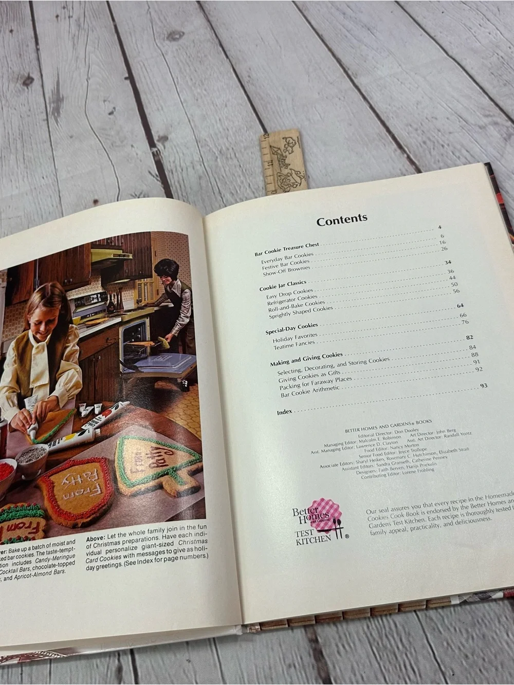 vtg 1981 Better Homes And Gardens Homemade Cookies Cook Book cottage farmhouse
